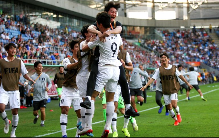La presencia de Corea del Sur en cuartos no descarta la opción de un ganador asiático, lo que supondría el primer campeón mundial Sub-20 para la Confederación Asiática de Futbol (AFC). EFE / J. Szydlowski