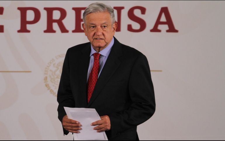 López Obrador adelantó que la reunión de la misión mexicana con el gobierno de EU será a las 15:00 horas. NTX / O. Ramírez