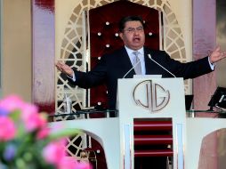 Naasón Joaquín García está por cumplir cinco años al frente de la Iglesia La Luz del Mundo. ARCHIVO / AP