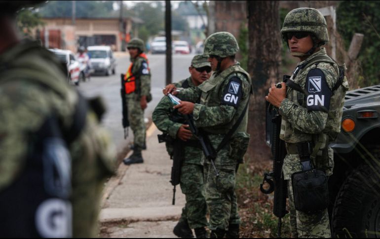 Entre las regiones prioritarias donde se encuentra los efectivos de la Guardia Nacional Tijuana, Ciudad Juárez, Acapulco, Manzanillo. NTX/ ARCHIVO
