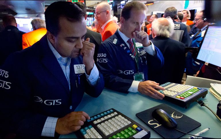 El Dow Jones avanzó 207 unidades, o 0.8%, para quedar en 25 mil 539 puntos. AP/ARCHIVO