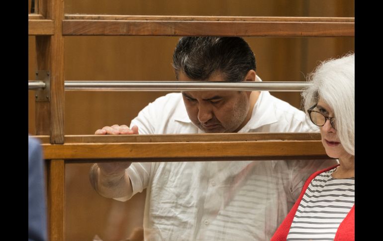 Naasón Joaquín García comparece esta tarde ante el juez en California para hacer frente a los cargos de los que se le acusa. AP / D Dovarganes