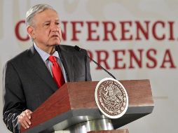 El Presidente reitera que su administración trabaja sin amenazas y sin balandronadas. NTX / J. Lira