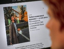 Aseguran que Golunov, de 36 años, recibió amenazas vinculadas con una historia en la que estaba trabajando. AFP / Y. Kadobnov