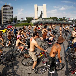 Desnudos y en bicicleta, llega la novena edición del World Naked Bike Ride
