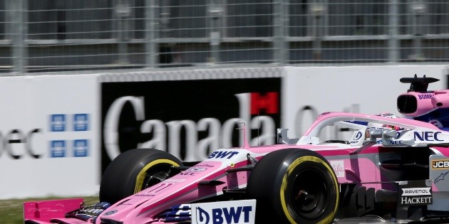 ''Checo'' P&eacute;rez es noveno en primera pr&aacute;ctica en Canad&aacute;