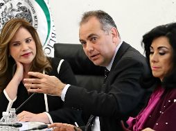 La renuncia de Jaime Rochín del Rincón (c) surtirá efecto a partir del día 15 de junio. NTX/ARCHIVO