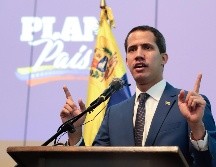 La demanda de la oposición venezolana de elecciones presidenciales no es negociable, menciona el líder opositor. AFP / HO