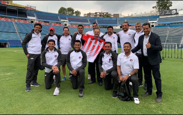 Los exjugadores del Guadalajara prometen que los aficionados verán un partido de calidad. TWITTER/@LeyendasDelGdl