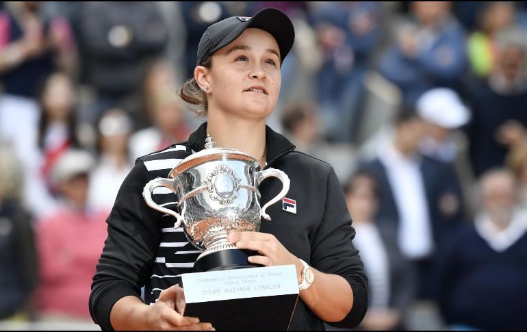 La octava jugadora del mundo subirá en la próxima lista al segundo lugar de la clasificación WTA. EFE / J. De Rosa