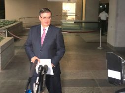 El titular de la SRE destacó el éxito de la Primera Cumbre de Ciudades de Norteamérica, que se realiza en Los Cabos. AP/L. Lugo