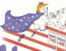 Trump necesita una victoria, como bien lo escribió Fernando Escalante. Y la victoria es someter a México. EL INFORMADOR / E. Victoria