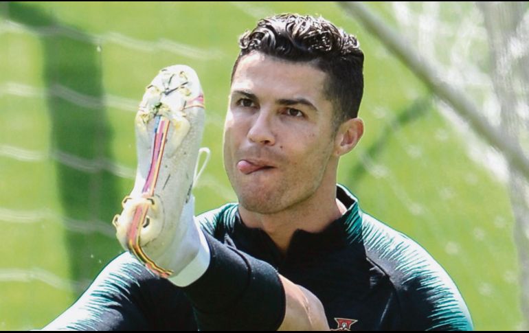 Cristiano Ronaldo, el gol de los lusitanos. AFP