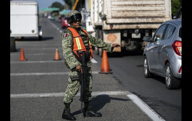En los últimos días, los retenes policiales y militares fueron reforzados en Tapachula y zonas cercanas a la frontera con Guatemala.