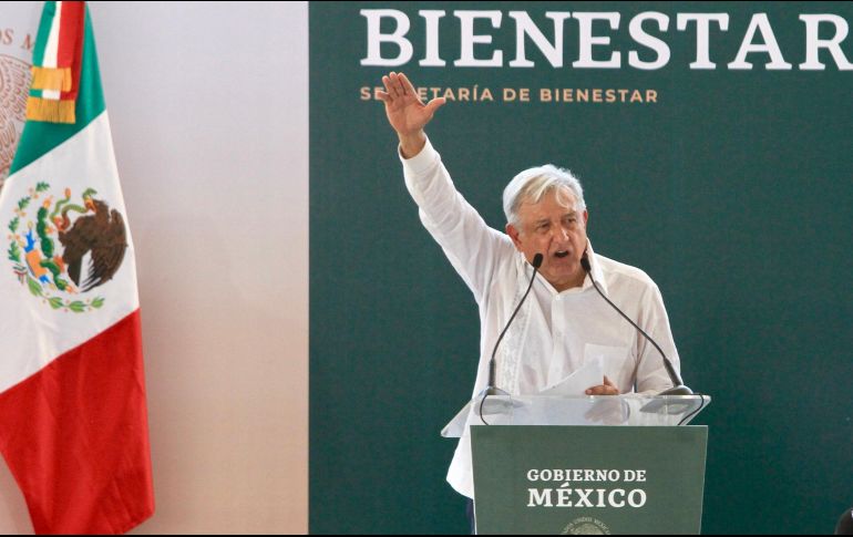López Obrador encabezó la entrega de programas del Bienestar. NTX / J. Lira