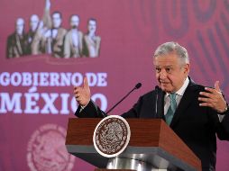 López Obrador anunció en su conferencia de prensa matutina que en 90 días hablará con Trump sobre los resultados del programa migratorio. NTX/G. Granados
