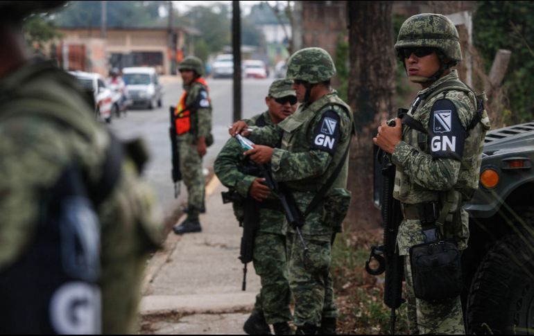 Para 2021, Jalisco podrá contar con un total de siete mil 600 elementos de la Guardia Nacional. NTX