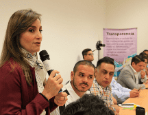 Cynthia Cantero, presidenta del Itei, dijo que la redacción del Segundo Plan de Acción Local de Gobierno Abierto implicará mejoras en temas como la transparencia de licitaciones. TWITTER / @GobAbiertoJal