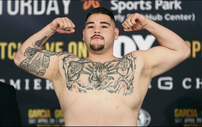 Auque es nacido en Estados Unidos, Andy Ruiz representa a México en el cuadrilátero. AP