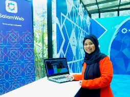 Hajjah Hasni Zarina, directora general de la compañía SalamWeb Technologies. EFE