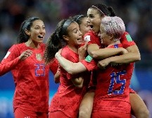 Alex Morgan desató el bombardeo goleador con un remate de cabeza en el minuto 12, después al 53 y con otras tres dianas al 74, 81 y 87. AP / A. Tarantino