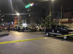 En el lugar quedaron varios cascajos de bala al parecer calibre .40 milímetros. ESPECIAL