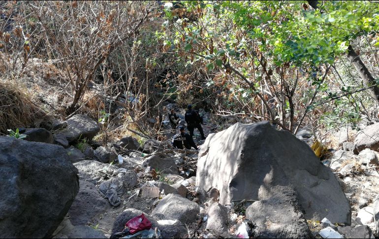 Dentro de la Barranca de Huentitán, en Guadalajara, se encontró un cráneo y una mano en avanzado estado de descomposición. ESPECIAL