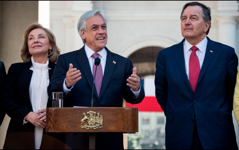 Piñera declaró durante la ceremonia que espera que el país 