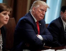 El presidente estadounidense, Donald J. Trump, asiste a un acto con gobernadores sobre la libertad y movilidad de la fuerza laboral en la Casa Blanca. EFE/S. Thew