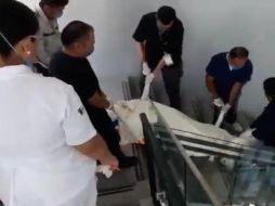 La grabación ha generado toda clase de reacciones en redes sociales al ver las condiciones en las que se trabaja en el nosocomio. ESPECIAL