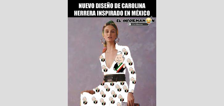 Carolina Herrera se inspira en México