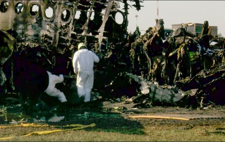 El accidente provocó la muerte de 41 de los 78 ocupantes del avión. AP/Comité de Investigación Ruso/ARCHIVO