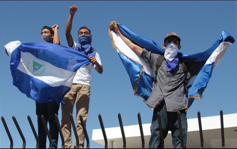 Las manifestaciones antigubernamentales estallaron en abril del 2018 contra una ley de seguro social y se transformaron en un llamado a la salida de Ortega. AFP/ARCHIVO