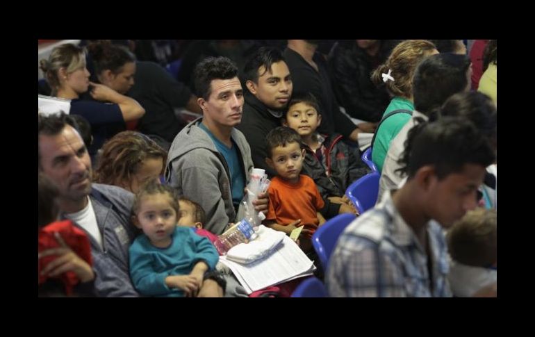Las autoridades mexicanas dicen que su país no tiene la capacidad ni la estructura para dar asilo a todos los migrantes centroamericanos que intentan llegar a Estados Unidos. GETTY IMAGES