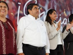 Barbosa afirmó que habrá mejores condiciones en materia de seguridad pública alrededor de la vida cotidiana de los poblanos. TWITTER/@MBarbosaMX