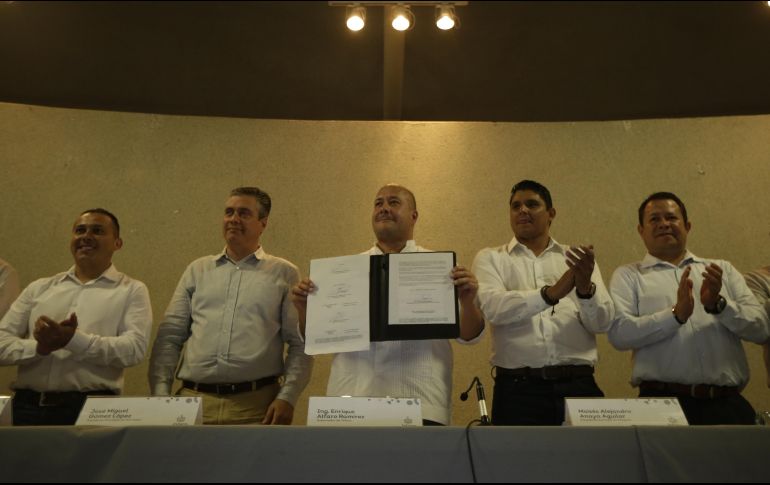 Enrique Alfaro aseguró que a partir de este plan de desarrollo regional, a largo plazo, los municipios realizarán una planeación en conjunto y coordinada. EL INFORMADOR/F. Atilano