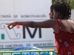 La titular de Segob declina informar a los periodistas las causas de la renuncia de Tonatiuh Guillén López al Instituto Nacional de Migración. NTX / J. Lira