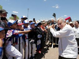 López Obrador afirmó que el fenómeno migratorio se debe a una crisis humanitaria que padece la región de Centroamérica. NTX/PRESIDENCIA