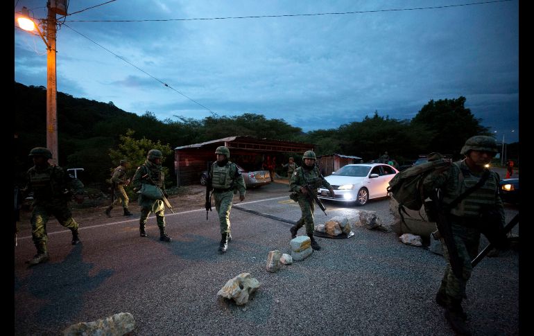Seis mil efectivos de la Guardia Nacional vigilarán la frontera con Guatemala para frenar el flujo de inmigrantes centroamericanos. Este fin de semana comenzaron a llegar. EFEAP/R. Blackwell