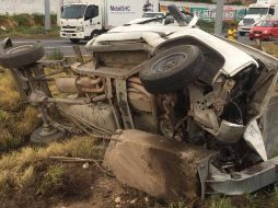 El incidente fue reportado a las 08:06 horas sobre la carretera en el sentido de ingreso a la ZMG, a la altura del CUCBA. ESPECIAL / Protección Civil Zapopan
