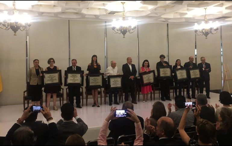 Los ocho galardonados recibieron 88 mil pesos y un diploma. TWITTER / @CulturaJalisco
