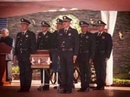 Autoridades del Polígono 6, afirman que Francisco Padilla fue un policía completo y atento a las necesidades del servicio. ESPECIAL/