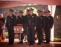 Autoridades del Polígono 6, afirman que Francisco Padilla fue un policía completo y atento a las necesidades del servicio. ESPECIAL/