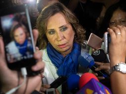 Sandra Torres lidera la jornada del domingo con 25.68% de los votos. AP/M. Castillo