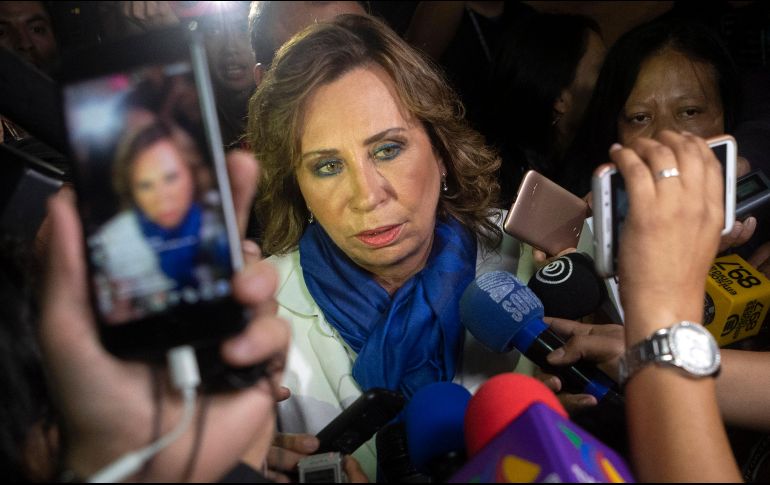 Sandra Torres lidera la jornada del domingo con 25.68% de los votos. AP/M. Castillo