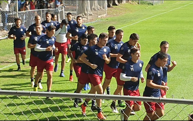 Chivas regresó a los entrenamientos en Verde Valle este lunes, luego de haber recibido dos días de descanso. EL INFORMADOR / J. Robles