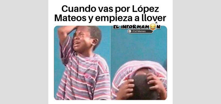 López Mateos + Lluvia = :(