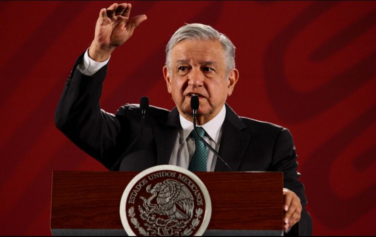 López Obrador aclara que no quiere que se gaste más y que el gasto electoral para el 2021 contemple la consulta para la revocación del mandato. NTX / G. Granados