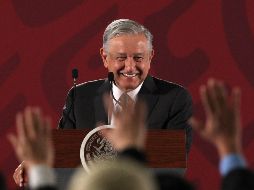 López Obrador en rueda de prensa matutina este mares, en Ciudad de México. Por su canal de YouTube se transmiten en directo la conferencia matutina y otros actos oficiales. EFE/M. Guzmán