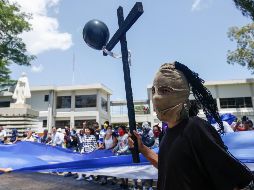 Estudiantes se manifiestan por la liberación de más opositores encarcelados. AP/A. Zúñiga